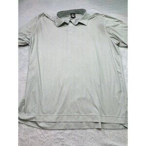 FootJoy Polo Shirt‎ Mens Size Xl Performance Stretch Golf Floral Daisy AOP